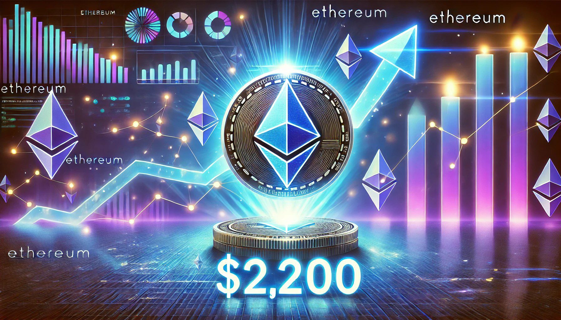 Ethereum (Eth) Bounces From $2,200 Low After Network Growth Hits 4-Month High