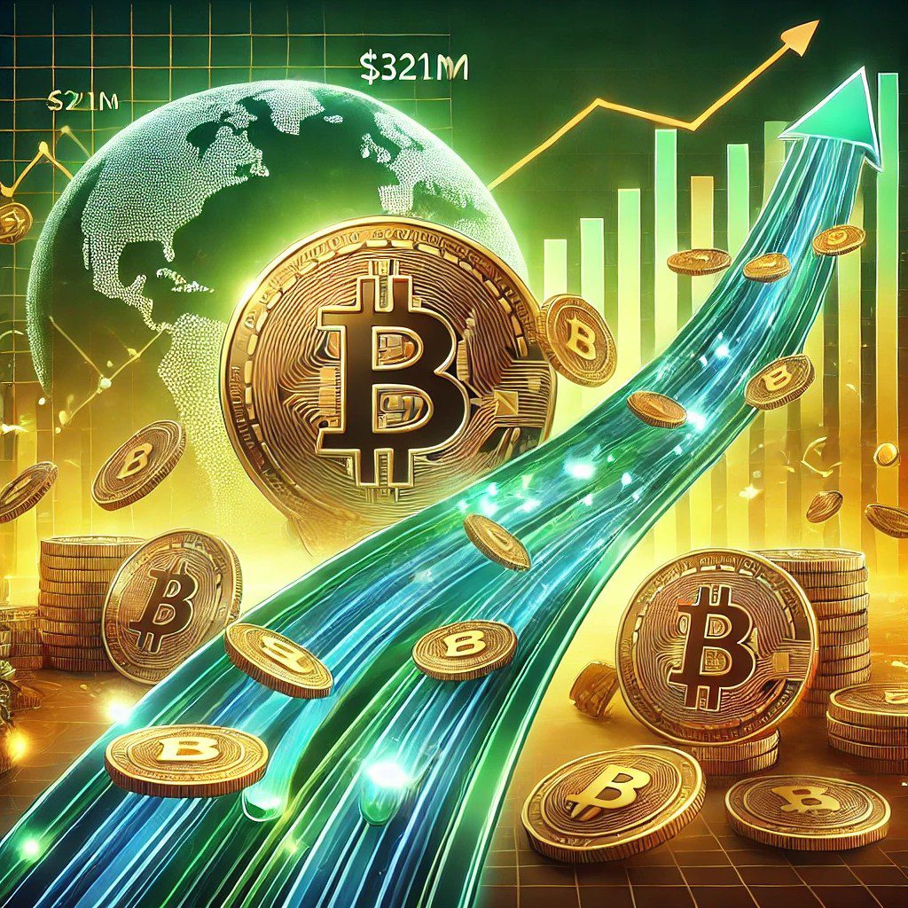 Global Crypto Inflows Surge To $321M: Bitcoin And Solana Drive The Recovery