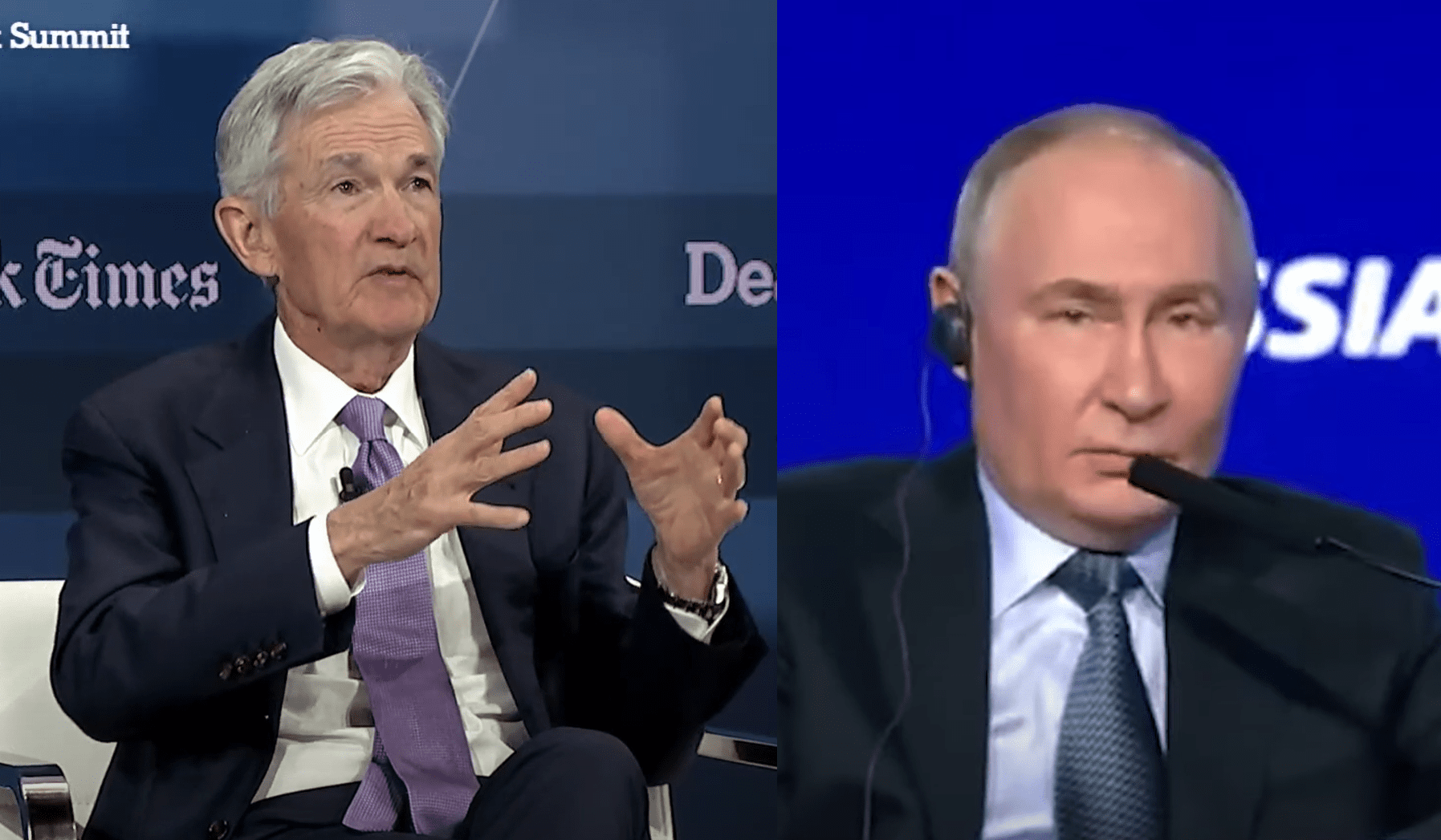 Bitcoin Jerome Powell Vladimir Putin