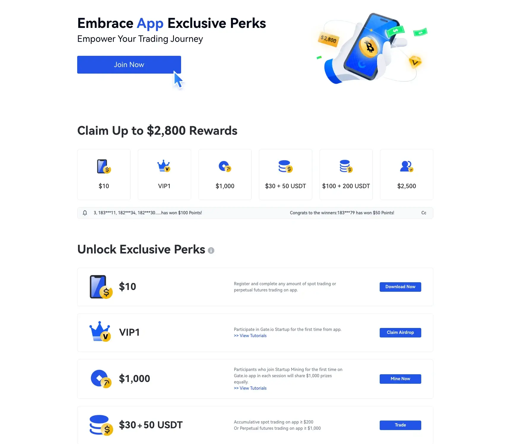 Gate.io Activities