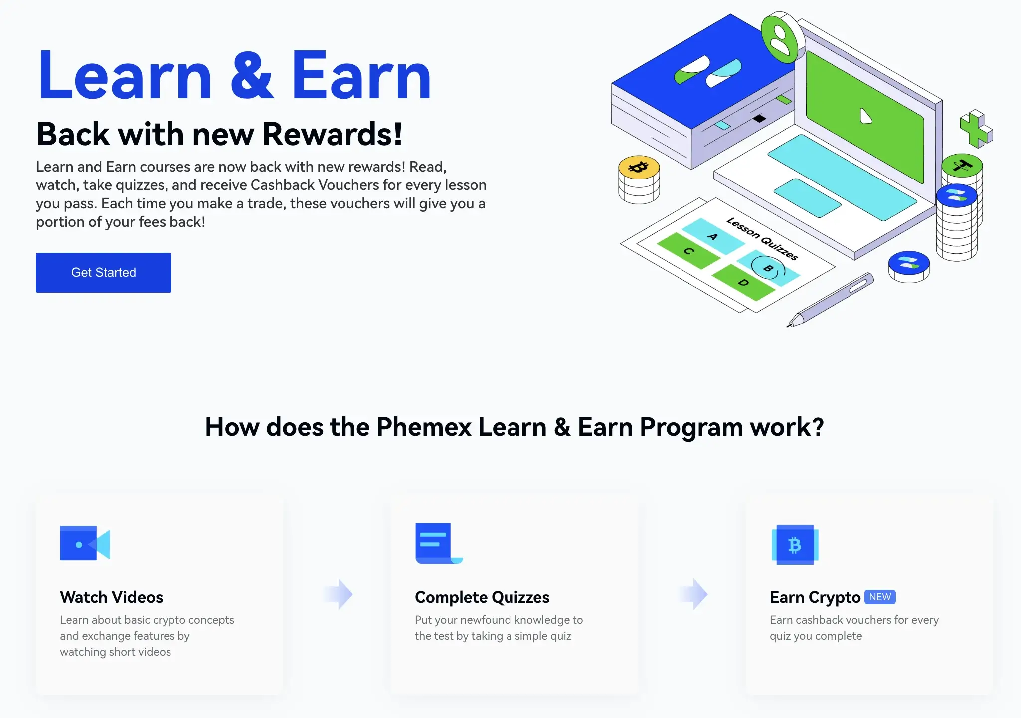 Phemex Learn and Earn